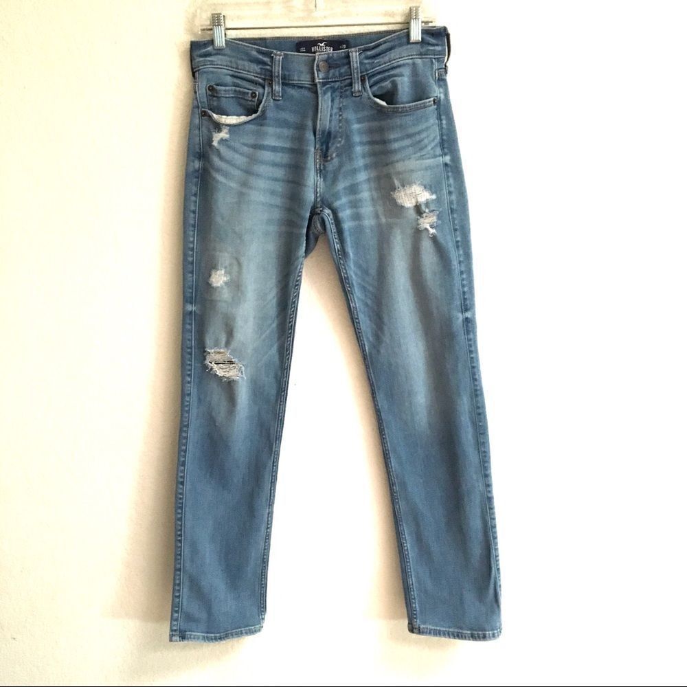 Hollister Slim Straight distressed jeans 29